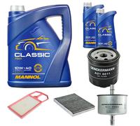 Denckermann Controllo Set mannol Classic 10W-40 7L per VW Lupo 1.4 16V Polo Di