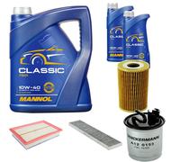 DENCKERMANN Controllo Set MANNOL Classic 10W-40 7L Per VW Sharan 1.9 TDI