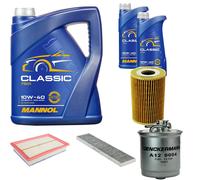 DENCKERMANN Controllo Set MANNOL Classic 10W-40 7L Per VW Sharan 1.9 TDI