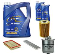 DENCKERMANN Controllo Set MANNOL Classic 10W-40 7L Per VW Sharan 1.9 TDI