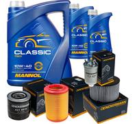 DENCKERMANN Controllo Set MANNOL Classic 10W-40 7L Per VW Transporter IV