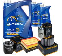 DENCKERMANN Controllo Set MANNOL Classic 10W-40 7L Per VW Transporter IV