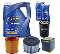 DENCKERMANN Controllo Set MANNOL Classic 10W-40 7L Per VW Transporter IV Bus
