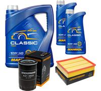 DENCKERMANN Controllo Set MANNOL Classic 10W-40 7L Per VW Transporter IV Bus