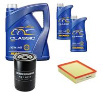 DENCKERMANN Controllo Set MANNOL Classic 10W-40 7L Per VW Transporter IV Bus