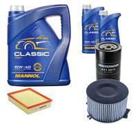 DENCKERMANN Controllo Set MANNOL Classic 10W-40 7L Per VW Transporter IV Bus