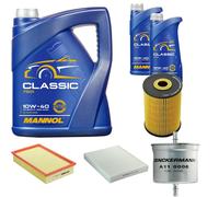 DENCKERMANN Controllo Set MANNOL Classic 10W-40 7L Per VW Transporter V Bus