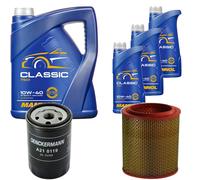 DENCKERMANN Controllo Set MANNOL Classic 10W-40 8L Per Alfa Romeo Spider 3.0