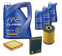 DENCKERMANN Controllo Set MANNOL Classic 10W-40 8L Per Audi A8 4.2 Quattro
