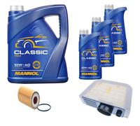 DENCKERMANN Controllo Set MANNOL Classic 10W-40 8L Per Audi Q7 2.0 TFSI