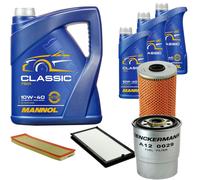 DENCKERMANN Controllo Set MANNOL Classic 10W-40 8L Per BMW 5 Serie 525tds 525td