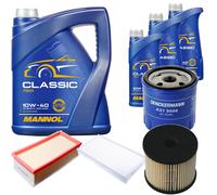 DENCKERMANN Controllo Set MANNOL Classic 10W-40 8L Per Citroën C5 II Break