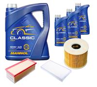 Denckermann Controllo Set mannol Classic 10W-40 8L per Citroën C5 Nei Boschi II