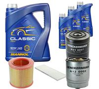 DENCKERMANN Controllo Set MANNOL Classic 10W-40 8L Per Fiat Ducato Kasten