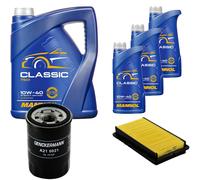 DENCKERMANN Controllo Set MANNOL Classic 10W-40 8L Per Honda Accord V 1.9I