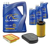 DENCKERMANN Controllo Set MANNOL Classic 10W-40 8L Per Mercedes-Benz CLK 320