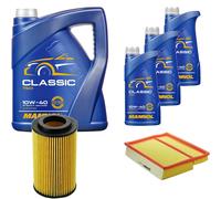 DENCKERMANN Controllo Set MANNOL Classic 10W-40 8L Per Mercedes-Benz CLK 320