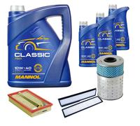 DENCKERMANN Controllo Set MANNOL Classic 10W-40 8L Per Mercedes-Benz E-Klasse