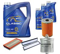 DENCKERMANN Controllo Set MANNOL Classic 10W-40 8L Per Mercedes-Benz E-Klasse