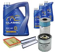 DENCKERMANN Controllo Set MANNOL Classic 10W-40 8L Per Mercedes-Benz E-Klasse