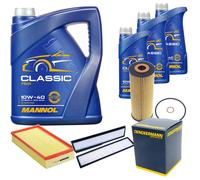 DENCKERMANN Controllo Set MANNOL Classic 10W-40 8L Per Mercedes-Benz E-Klasse