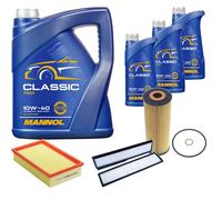 DENCKERMANN Controllo Set MANNOL Classic 10W-40 8L Per Mercedes-Benz E-Klasse