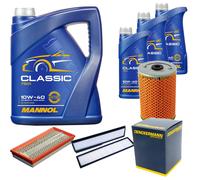 DENCKERMANN Controllo Set MANNOL Classic 10W-40 8L Per Mercedes-Benz E-Klasse