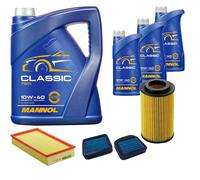 DENCKERMANN Controllo Set MANNOL Classic 10W-40 8L Per Mercedes-Benz E-Klasse