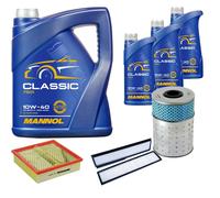 DENCKERMANN Controllo Set MANNOL Classic 10W-40 8L Per Mercedes-Benz E-Klasse