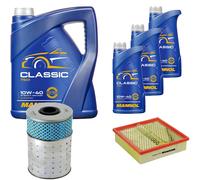 DENCKERMANN Controllo Set MANNOL Classic 10W-40 8L Per Mercedes-Benz E-Klasse