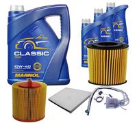 DENCKERMANN Controllo Set MANNOL Classic 10W-40 8L Per Mercedes-Benz E-Klasse
