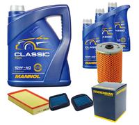 DENCKERMANN Controllo Set MANNOL Classic 10W-40 8L Per Mercedes-Benz E-Klasse