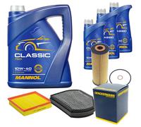 DENCKERMANN Controllo Set MANNOL Classic 10W-40 8L Per Mercedes-Benz SLK 230