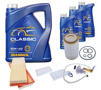 DENCKERMANN Controllo Set MANNOL Classic 10W-40 8L Per Mercedes M-Klasse ML