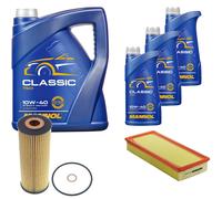 DENCKERMANN Controllo Set MANNOL Classic 10W-40 8L Per Mercedes S-Klasse 300