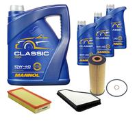 DENCKERMANN Controllo Set MANNOL Classic 10W-40 8L Per Mercedes S-Klasse 300