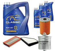 DENCKERMANN Controllo Set MANNOL Classic 10W-40 8L Per Mercedes S-Klasse 500