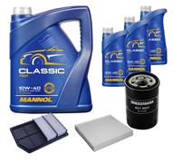 DENCKERMANN Controllo Set MANNOL Classic 10W-40 8L Per Mitsubishi Outlander