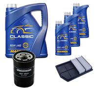 DENCKERMANN Controllo Set MANNOL Classic 10W-40 8L Per Mitsubishi Outlander