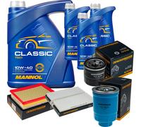 DENCKERMANN Controllo Set MANNOL Classic 10W-40 8L Per Nissan Pathfinder III