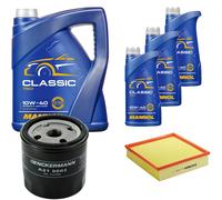 DENCKERMANN Controllo Set MANNOL Classic 10W-40 8L Per Opel Omega B 2.2 16V