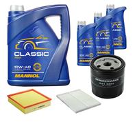 DENCKERMANN Controllo Set MANNOL Classic 10W-40 8L Per Opel Omega B 2.2 16V