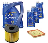 DENCKERMANN Controllo Set MANNOL Classic 10W-40 8L Per Opel Vivaro Kasten