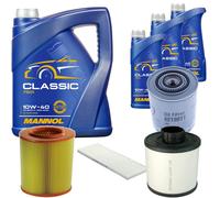 DENCKERMANN Controllo Set MANNOL Classic 10W-40 8L Per Peugeot Boxer Kasten