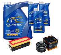 DENCKERMANN Controllo Set MANNOL Classic 10W-40 8L Per Renault Espace III