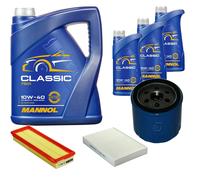 DENCKERMANN Controllo Set MANNOL Classic 10W-40 8L Per Renault Kangoo 1.9
