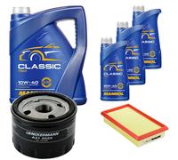 DENCKERMANN Controllo Set MANNOL Classic 10W-40 8L Per Renault Kangoo D 65