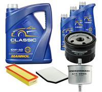 DENCKERMANN Controllo Set MANNOL Classic 10W-40 8L Per Renault Laguna I 2.0