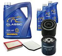 DENCKERMANN Controllo Set MANNOL Classic 10W-40 8L Per Renault Laguna I 2.2