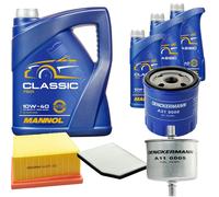 DENCKERMANN Controllo Set MANNOL Classic 10W-40 8L Per Renault Laguna I 3.0